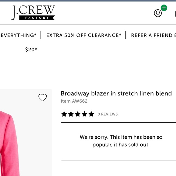 J. Crew 100% linen blazer - Picture 11 of 16